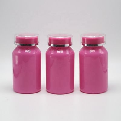 Logo personalizzato Bottiglia di plastica in PET da 150 ml per imballaggi e pillole di superficie industriale