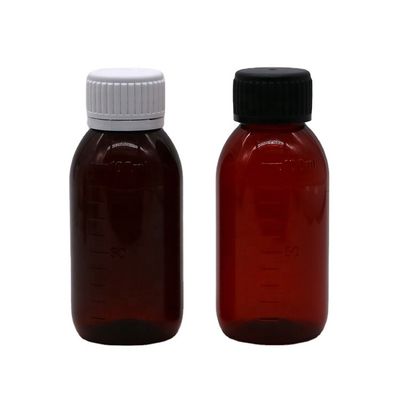 Bottiglia con tappo a vite in PET da 100 ml per il supplemento liquido di sciroppo di acero