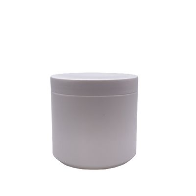 Proof UV 350ml Materiale HDPE Bottone di plastica per crema cosmetica Logo personalizzabile BIANCO
