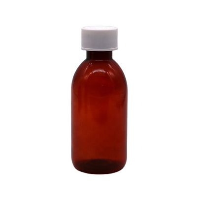 CRC Cap PET Quadrato Sterile Sciroppo per tosse Contenitore per liquidi orali per medicine 120ml/4OZ