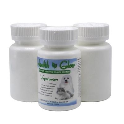 Adesivi per etichette a colori personalizzati Bottiglia di plastica in HDPE da 100 ml per le capsule di pillole di integratore