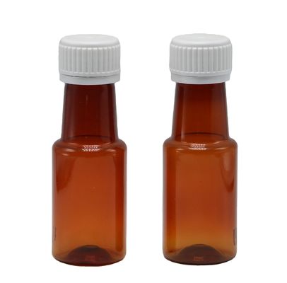 70 ml di PET Ambrato Sciroppo per tosse di acero contenitore per liquidi orali per medicina liquida