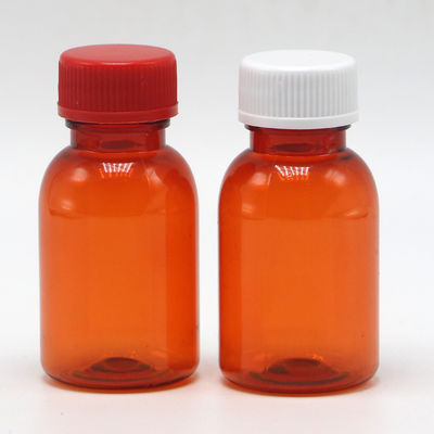 Bottiglia per medicinali liquidi PET a prova di perdite con tappo 20ML/CC Materiale del colletto PET