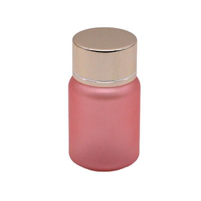 Bottiglia per pillole di plastica da 40 ml con superficie di ghiaccio e tappo per bambini