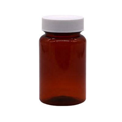 Bottiglia di 100 ml PET Ambror Pill/Vitamina/Capsula di plastica con copertura di sicurezza per bambini e tappo a vite