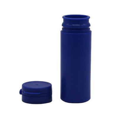 Tipo di sigillatura a strappo di spoglio Bottiglia di plastica in PE congelata da 50 ml per la conservazione di capsule di pillole di integratori