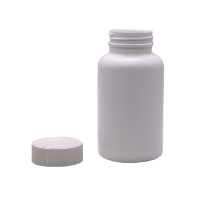 Flip Top Cap PE Bottiglia bocca larga Bottiglie di plastica vuote per contenitori di capsule da 300 ml