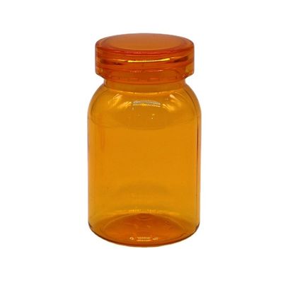 Bottiglia di pillole in PET di 90 ml per pillole in polvere capsula di compressa a vite e servizio OEM