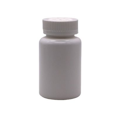 Materiale del collare PE 150ml Bottiglia di plastica rotonda vuota con coperchio a prova di bambini