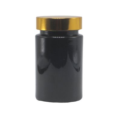 Materiale di base PET 120 ml Bottiglia di plastica nera per il supplemento pillola Capsula Medicina