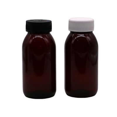 Flascia di liquido orale per sciroppo sterile per tosse con cappuccio di sicurezza per bambini