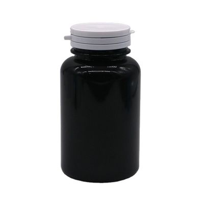 Personalizzare colore PET 250ml Bottiglia di plastica rotonda per il contenitore di capsule di medicina