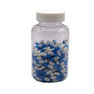 Contenitore per medicinali in PET di plastica da 500 ml con stampa a schermo e tappo a prova di bambini