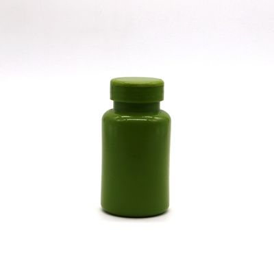 Bottiglia di plastica HDPE 150ml 5oz bocca larga contenitori di capsule vuote con tappo flessibile
