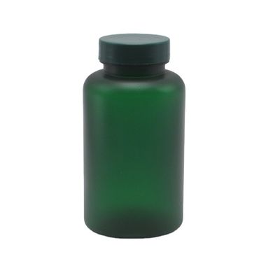 Bottiglia di compresse in plastica PET personalizzata da 200 ml con tappo a vite per compresse in polvere