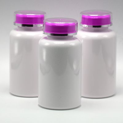 SCREW CAP PET 200 ml Farmacia con prescrizione Bottiglia di plastica bianca per contenitore di medicinali