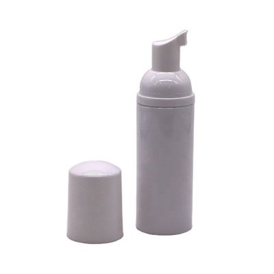 Bottiglie di plastica bianca spumante Pompa per detergente per il viso in PET Bottiglia di spumante di mousse