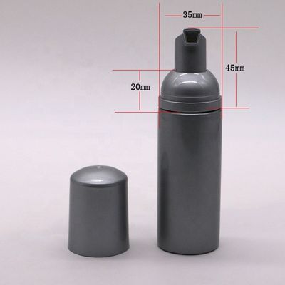 Bottiglie di plastica bianca spumante Pompa per detergente per il viso in PET Bottiglia di spumante di mousse