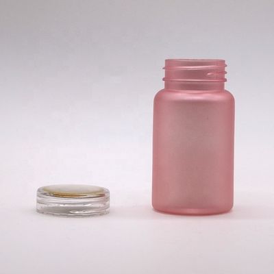 Bottiglia di pillole di plastica di grado farmaceutico di 100cc in PET con tappo a vite a prova di bambino