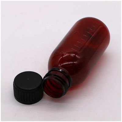 Bottiglia con tappo a vite in PET da 100 ml per il supplemento liquido di sciroppo di acero