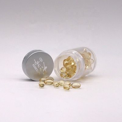 Farmacia Farmacia compresse contenitore 30 ml doppio strato PS Bottiglia di plastica con coperchio in alluminio