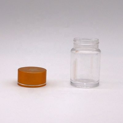 Farmacia Farmacia compresse contenitore 30 ml doppio strato PS Bottiglia di plastica con coperchio in alluminio