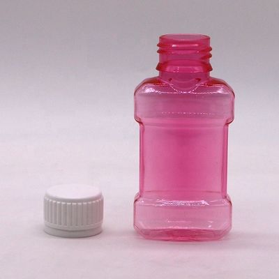 Stampa a colori personalizzata Bottiglia di plastica in PET da 75 ml per lavaggio della bocca