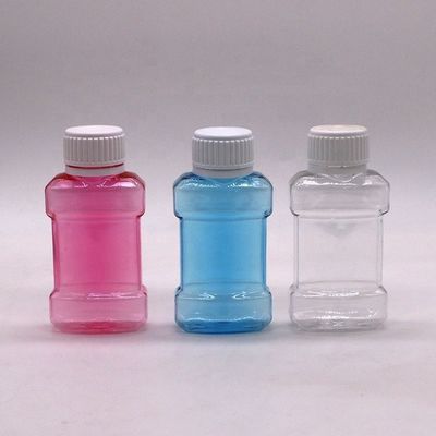 Stampa a colori personalizzata Bottiglia di plastica in PET da 75 ml per lavaggio della bocca