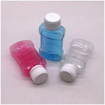 Stampa a colori personalizzata Bottiglia di plastica in PET da 75 ml per lavaggio della bocca