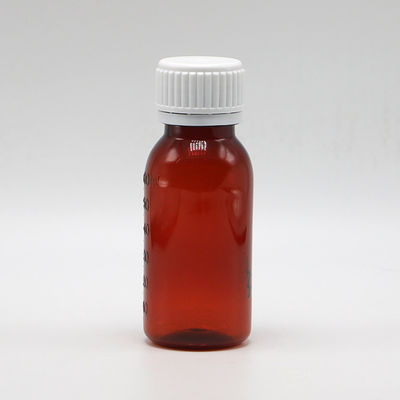 Cappuccio a prova di manomissione PET 2OZ 60ml Bottiglia di sciroppo per la tosse per il contenitore di stoccaggio lubrificante per olio