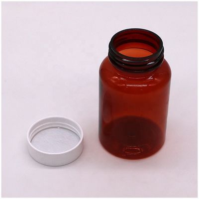 Bottone PET a 200 ml per contenitore di medicinali a forma di cilindro trasparente