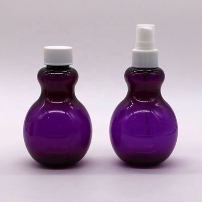 225 ml di bottiglia spray in forma di pera a colori personalizzati in PET per soluzione di imballaggio cosmetico
