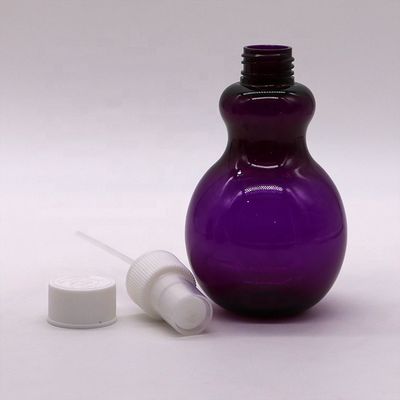 225 ml di bottiglia spray in forma di pera a colori personalizzati in PET per soluzione di imballaggio cosmetico