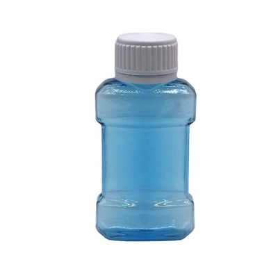 Bottiglia di lavaggio della bocca in plastica PET liquida da 75 ml per lavaggio della bocca liquido in colore personalizzato