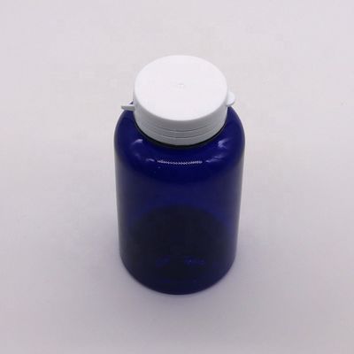 Bottiglia di plastica in PET rotonda di 200 cc per integratori di capsule