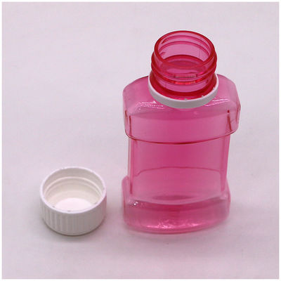 Bottiglia di lavaggio della bocca in plastica PET liquida da 75 ml per lavaggio della bocca liquido in colore personalizzato