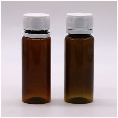 Materiale del corpo PET Bottiglia di liquido di plastica da 50 ml per imballaggi medici e liquidi orali