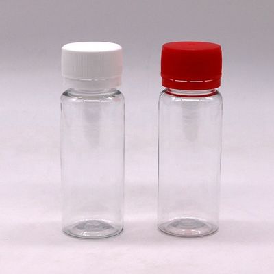 Materiale del corpo PET Bottiglia di liquido di plastica da 50 ml per imballaggi medici e liquidi orali