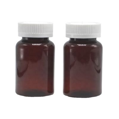 Conservare in modo sicuro i supplementi con 120 ml di 4 oz di compresse di ambra traslucide e tappo