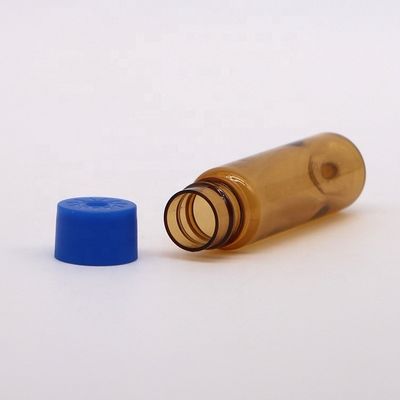 Cappotto di sicurezza 10ml PET Bottiglia di plastica Amber per medicinali per liquidi orali Collare Materiale PET Forma rotonda