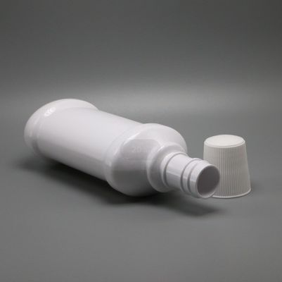 Bottiglia di lavaggio della bocca in plastica in PET a collo lungo 250 ml per imballaggio bianco vuoto