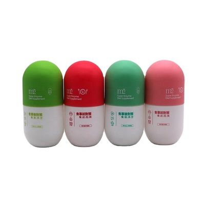 Cappuccio a vite 180 ml Bottiglie di plastica opache vuote per capsule in polvere solida Contenitore di pillole
