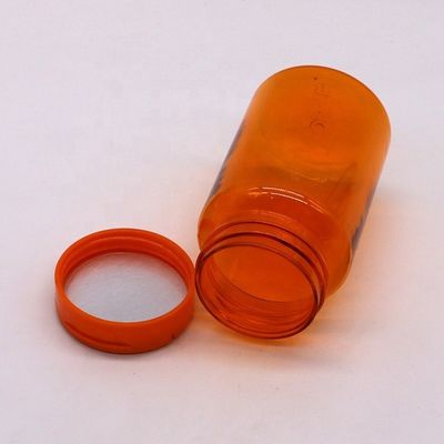 Bottiglia di capsule a colori personalizzati in PET da 150 ml con tappo a doppio battito Bottiglia di medicinali biodegradabili