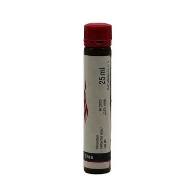 Grado alimentare 25ml/25cc Slim Smooth Amber/Coffee Bottiglia di plastica per liquidi orali con tappo a prova di manomissione