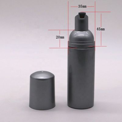 Imballaggio in plastica Mini Bottiglia da viaggio Bottiglia di schiuma PET Mousse da 50 ml con logo personalizzato