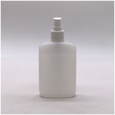 Bottiglia cosmetica piatta quadrata in HDPE da 120 ml con colore personalizzato e coperchio a spirale