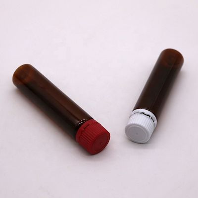 Bottiglia per liquidi orali in plastica in PET 20ML/20CC con tappo a prova di manomissione per prodotti sanitari