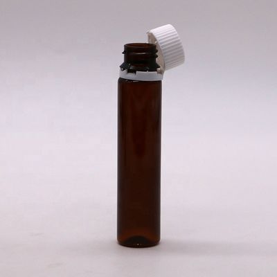 Bottiglia per liquidi orali in plastica in PET 20ML/20CC con tappo a prova di manomissione per prodotti sanitari