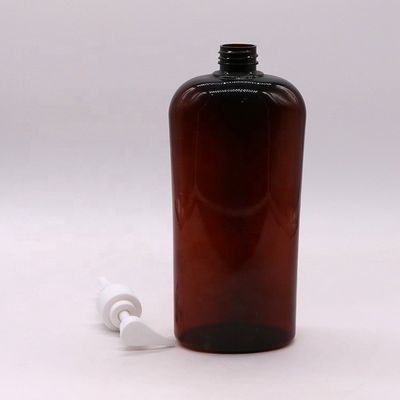 Flascia di shampoo/lozione a color personalizzabile a vite 750ml PET per materiale di stampa a crema