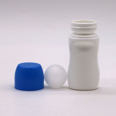 Bottiglie di deodorante a rulli di plastica personalizzate da 30 ml per oli essenziali per profumi e cosmetici